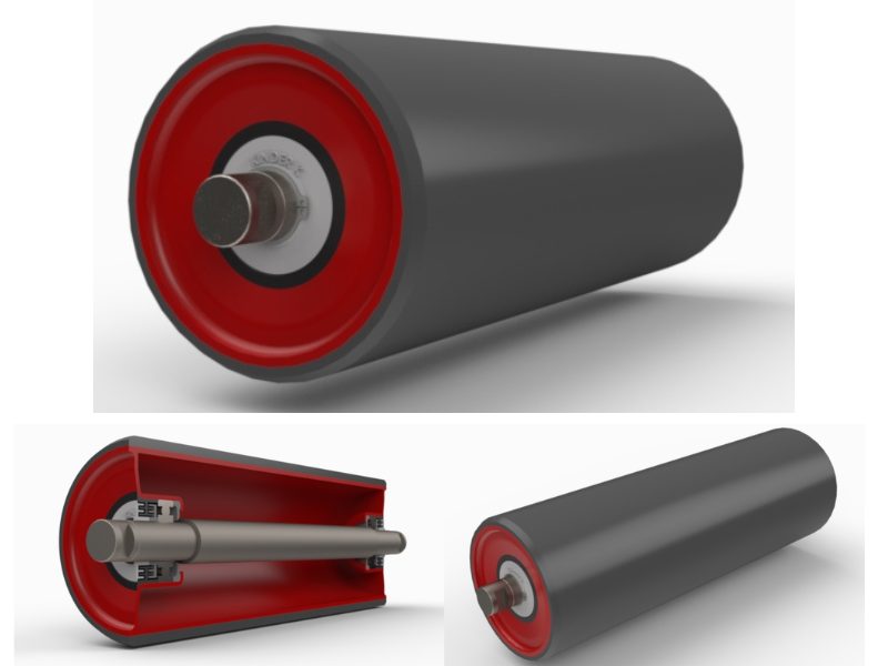Rubber Lagged Rollers Conveyor Rollers Kinder Australia